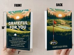 7"x10" Golf Card