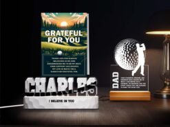 Personalized Dad Golf Gift Package