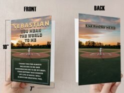 Baseball Greeting Card