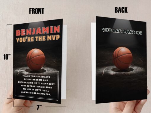 Basketball Greeting Card