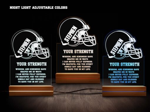 Football Night Light- Various Colors