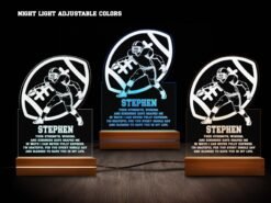 Football Night Light- Various Colors