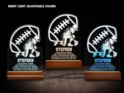 Football Night Light- Various Colors