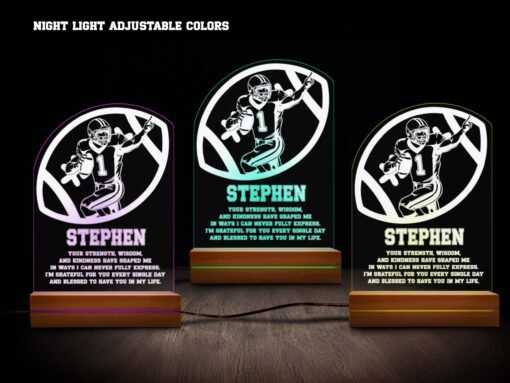 Football Night Light- Various Colors