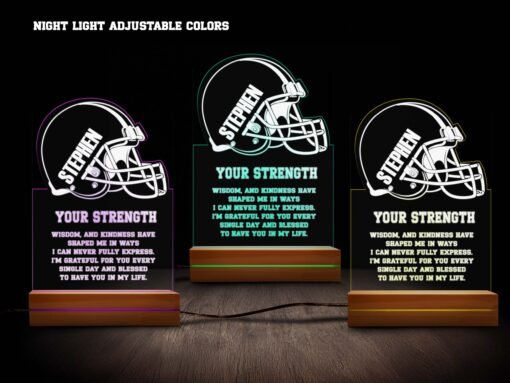 Football Night Light- Various Colors