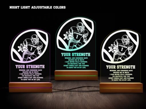 Football Night Light- Various Colors