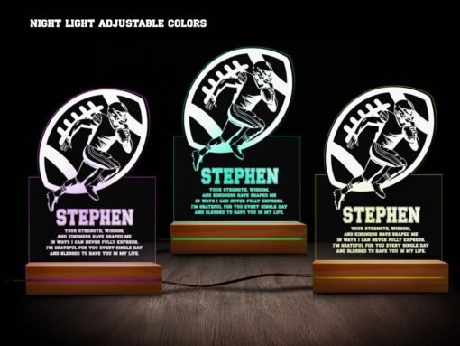 Football Night Light- Various Colors