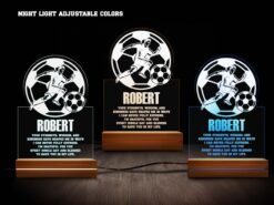 Soccer Night Light Various Colors
