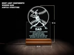 baseball night light