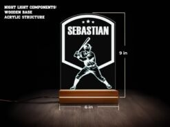 baseball night light