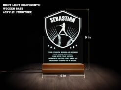 baseball night light