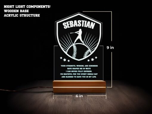 baseball night light