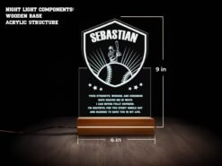 baseball night light