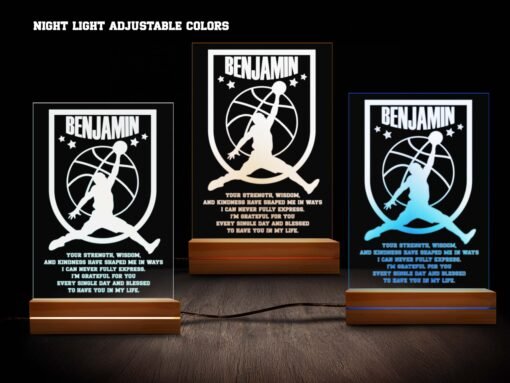 basketball nightlight various colors
