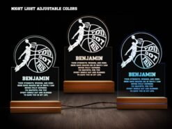 basketball nightlight various colors
