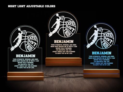basketball nightlight various colors