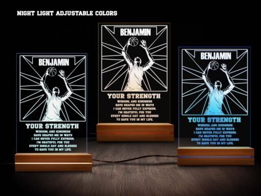 basketball nightlight various colors
