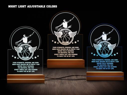 basketball nightlight various colors