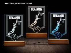 basketball nightlight various colors