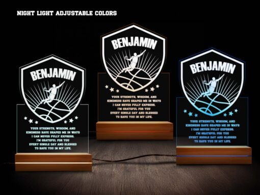 basketball nightlight various colors