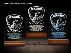 basketball nightlight various colors
