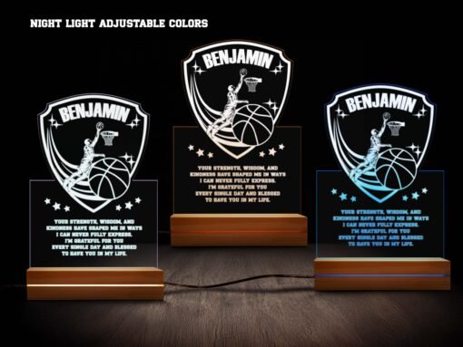 basketball nightlight various colors