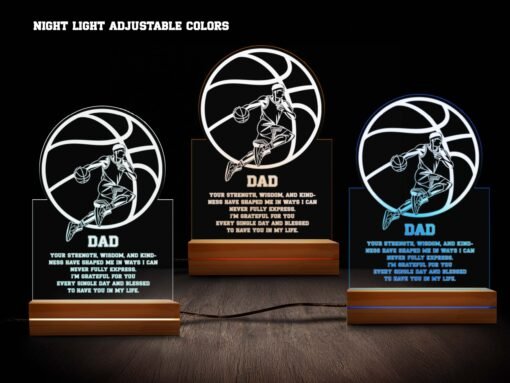basketball nightlight various colors