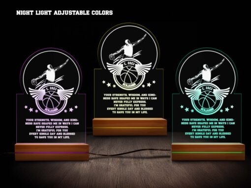 basketball nightlight various colors