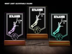 basketball nightlight various colors