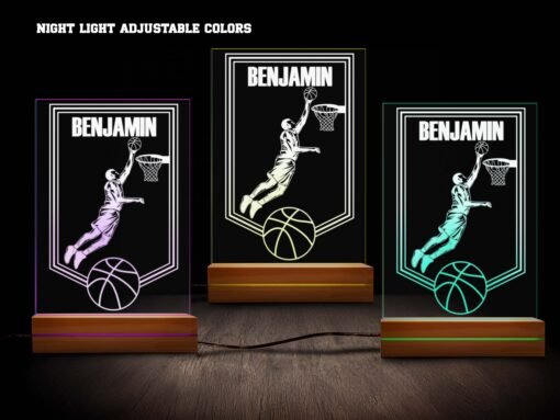 basketball nightlight various colors