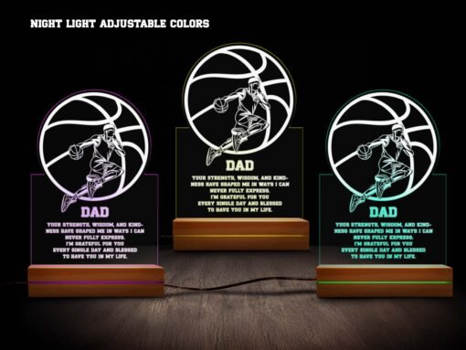 basketball nightlight various colors