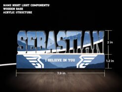 Air force Themed Name Night Light