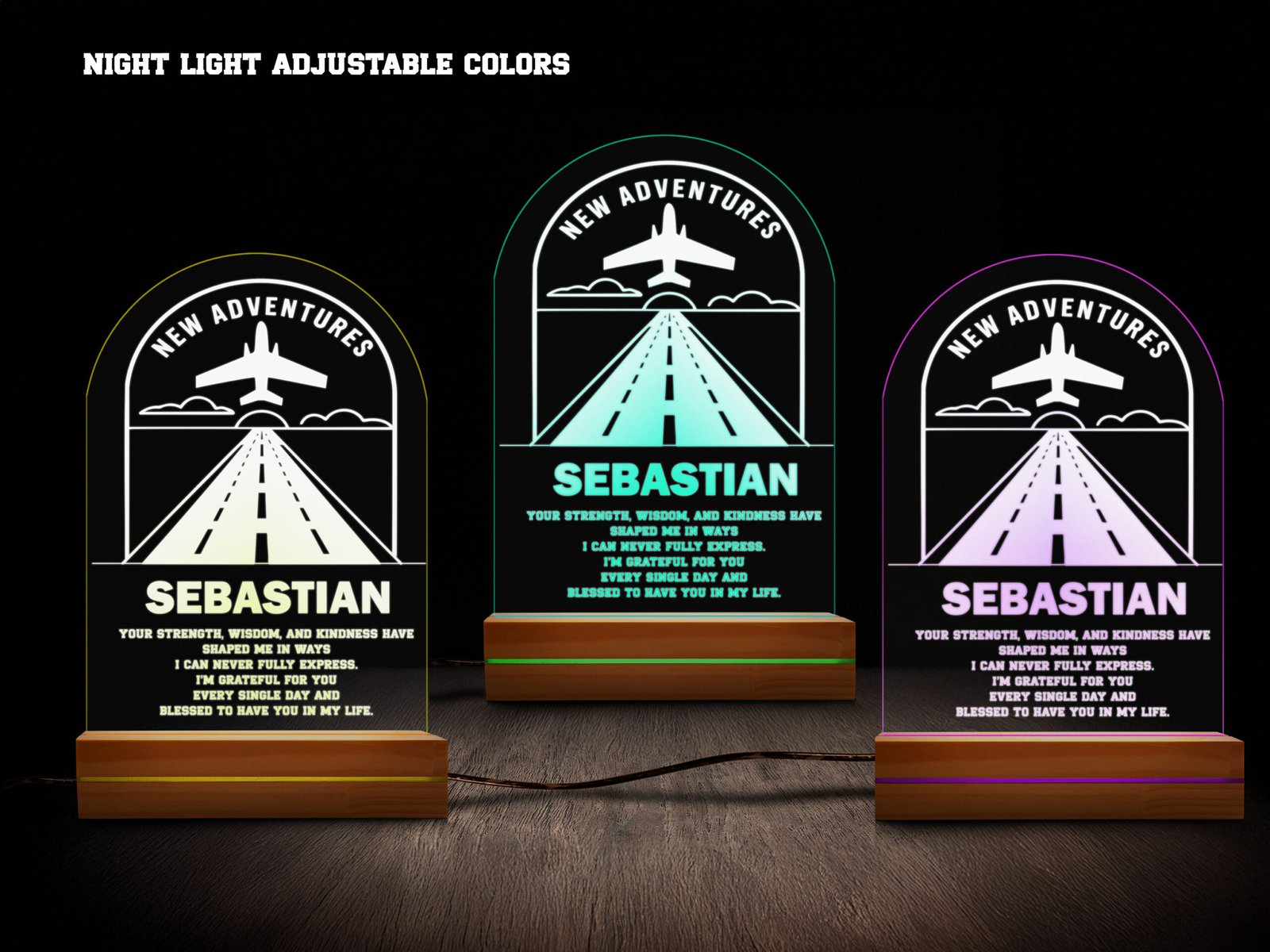 Air force night light-various colors