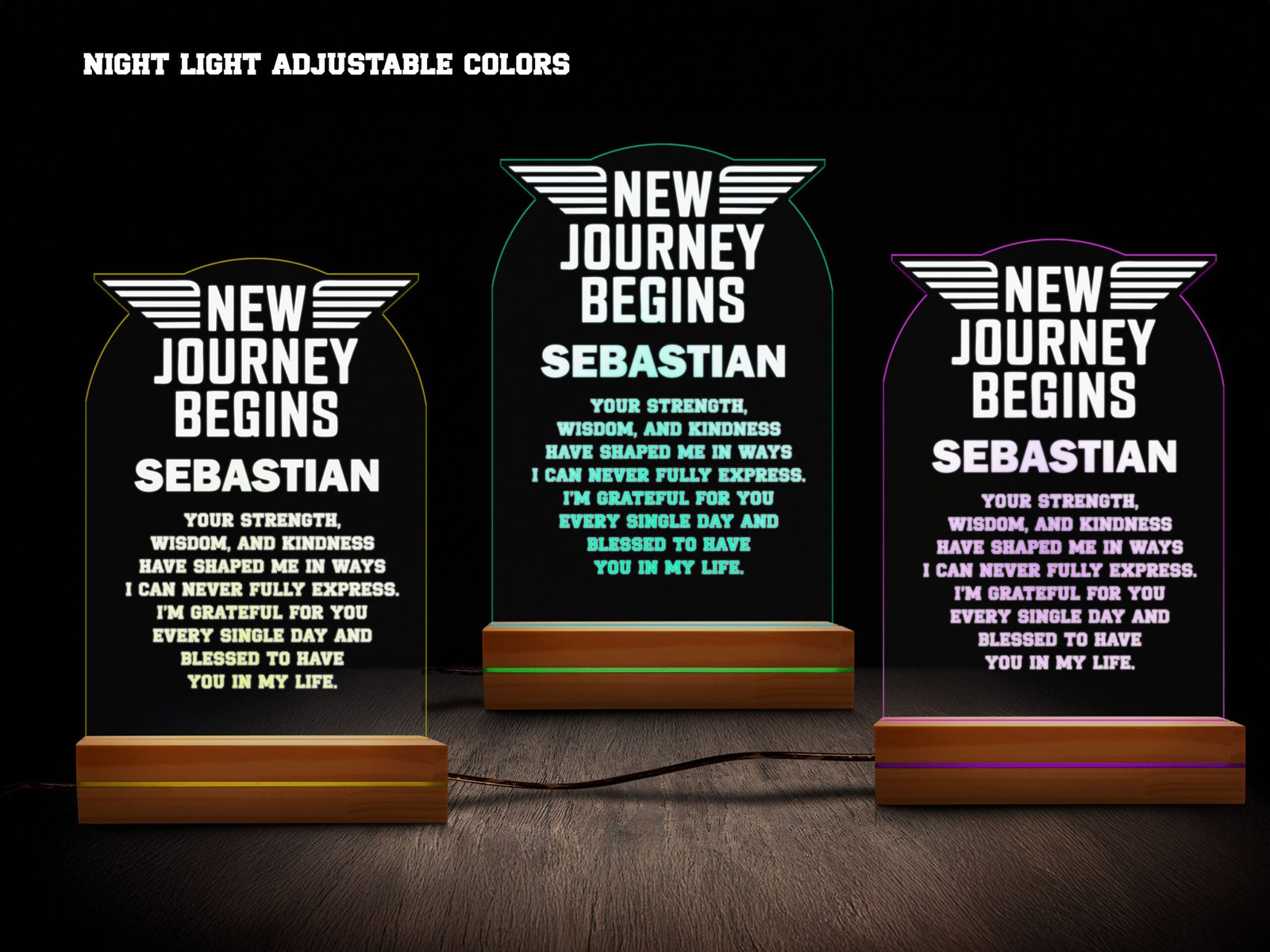 Air force night light-various colors