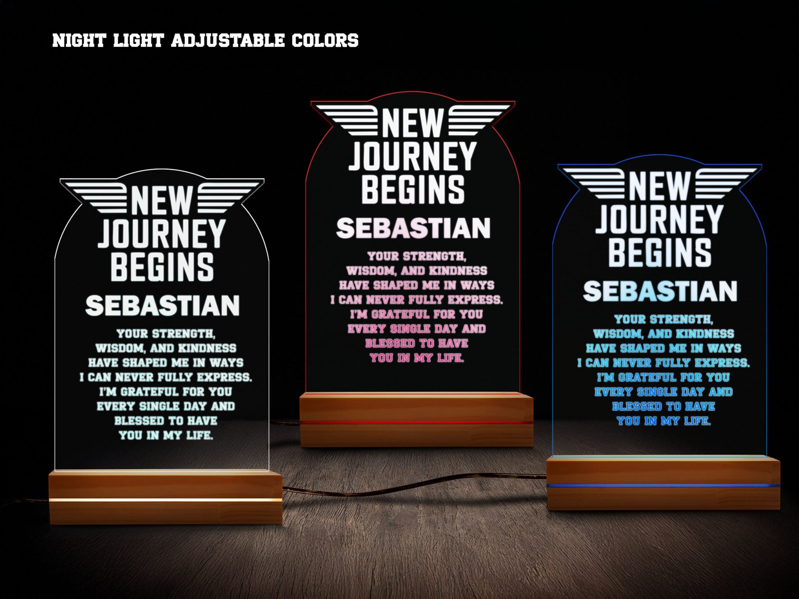 Air force night light-various colors