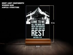 Biblical night light