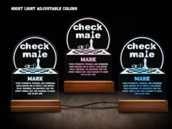 Chess night light- various colors