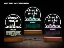 Chess night light- various colors