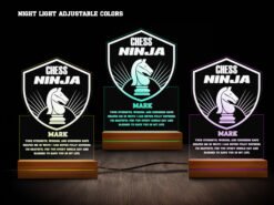 Chess night light- various colors