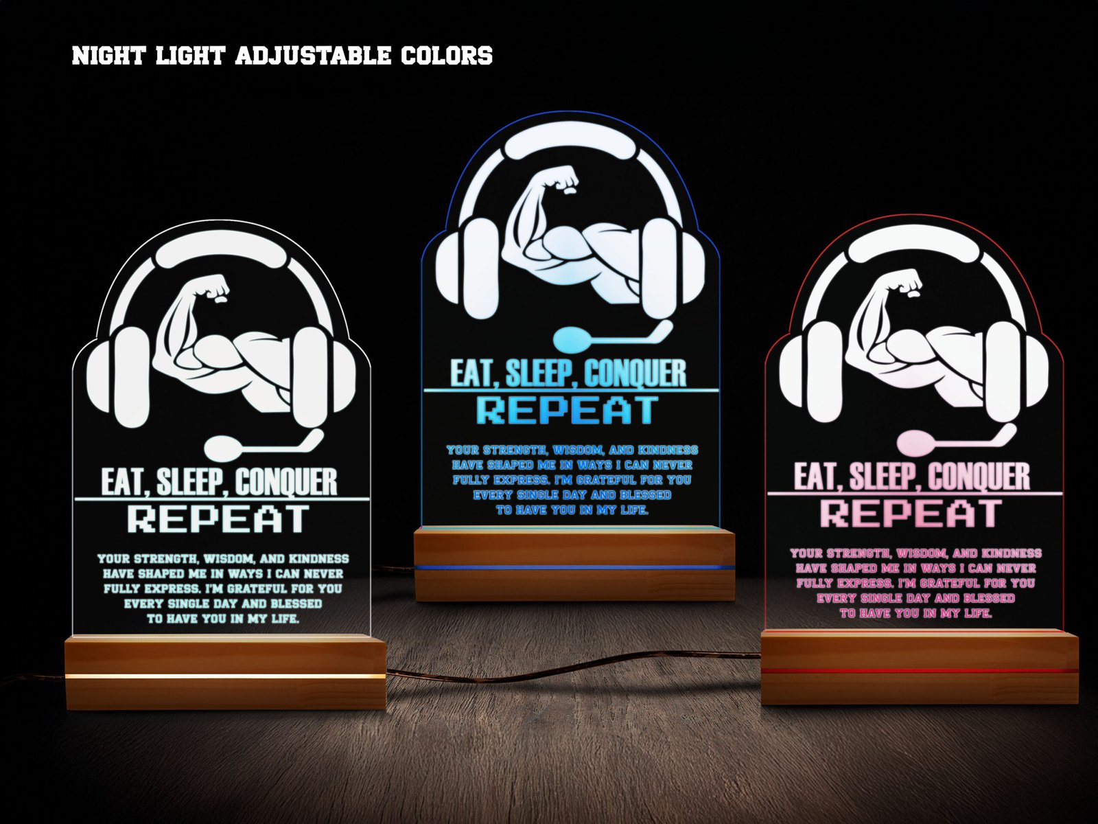 Gamer night light- various colors