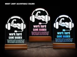 Gamer Name Night Light- Various Colors