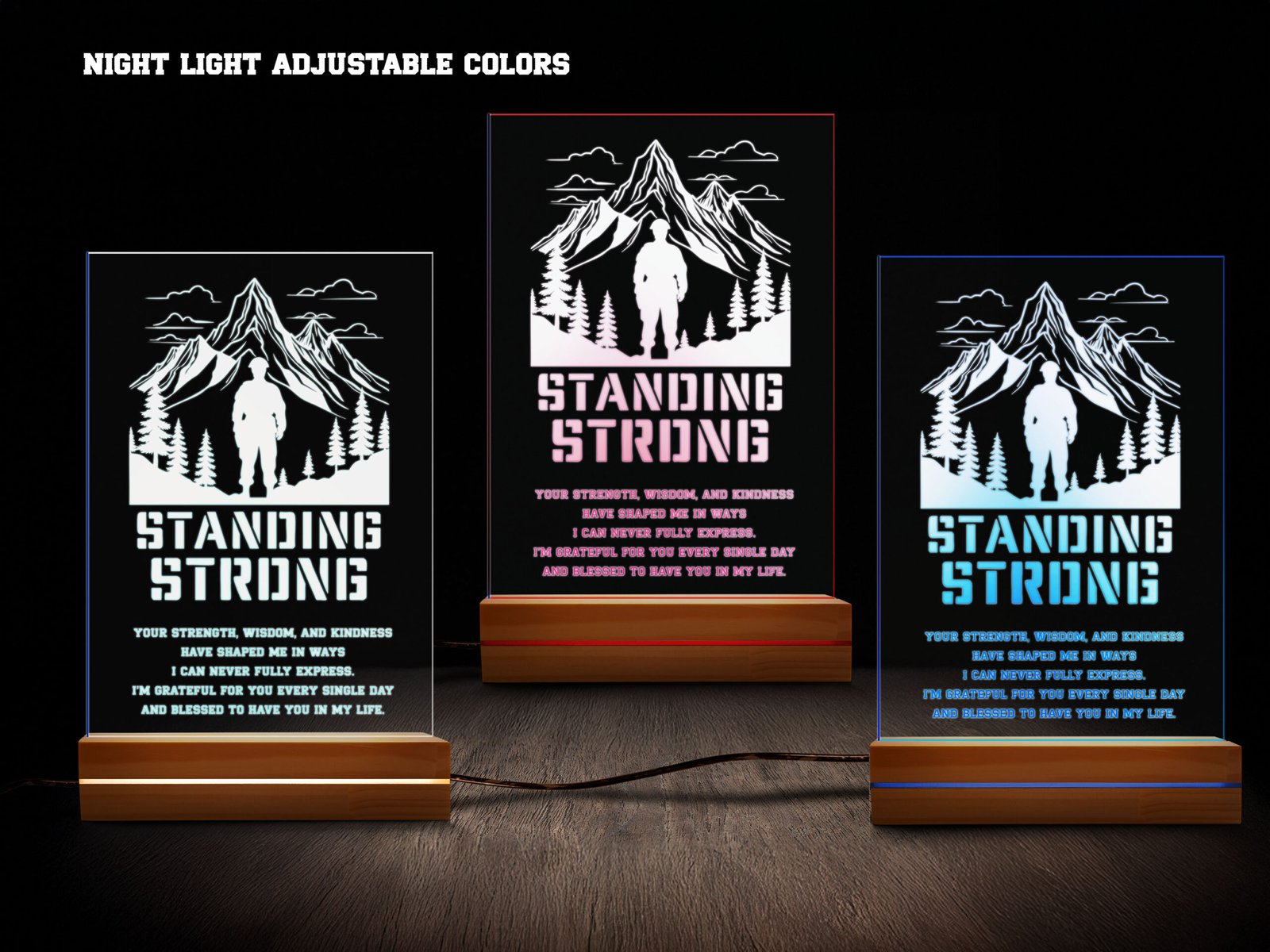 Military night light- various colors