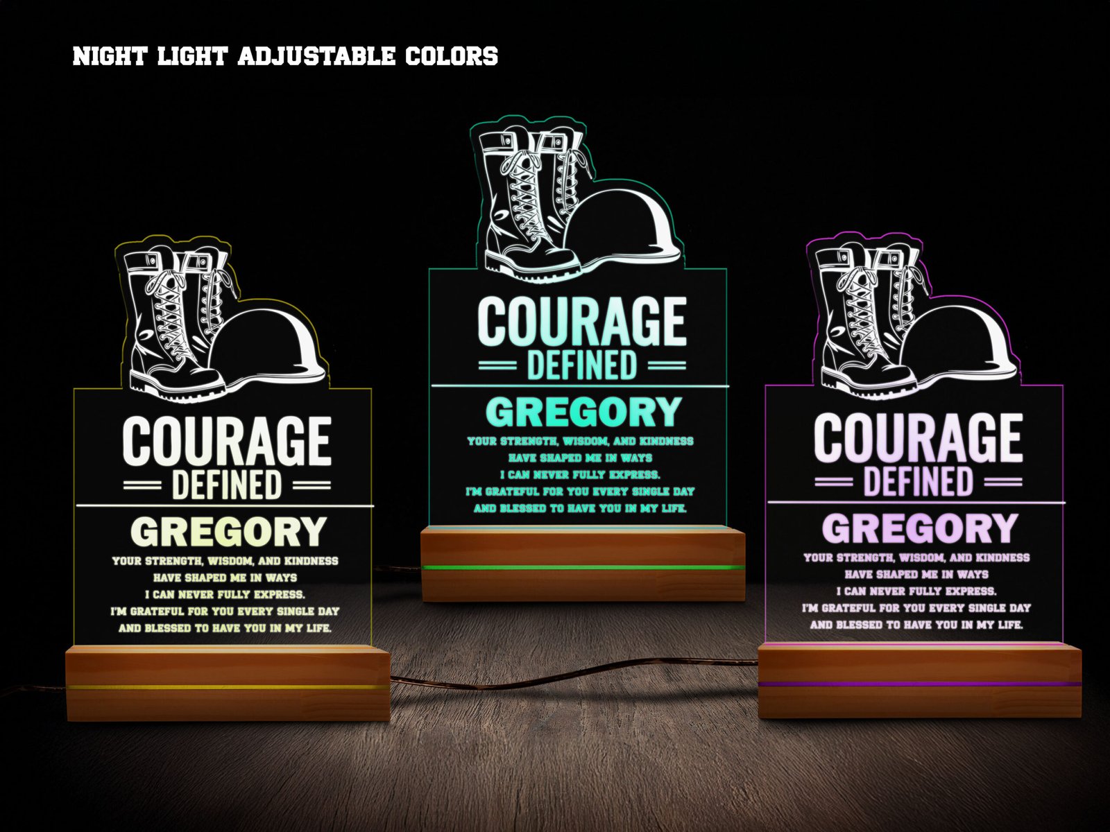 Military night light- various colors