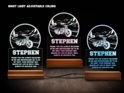 Motorcycle night light- various colors