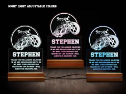Motorcycle night light- various colors