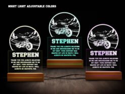 Motorcycle night light- various colors