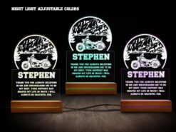 Motorcycle night light- various colors