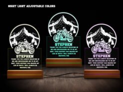Motorcycle night light- various colors