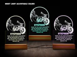 Motorcycle night light- various colors
